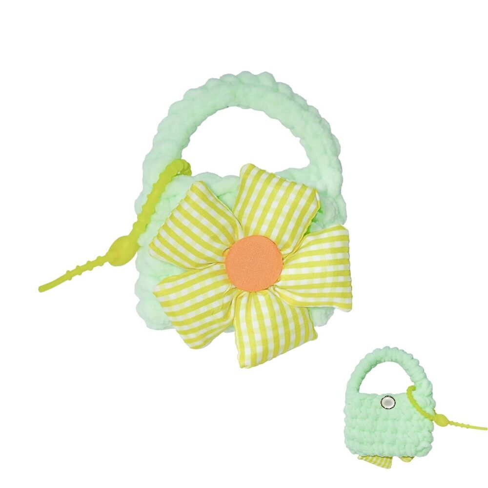 2924 Coin Bag, Knitted Coin Wallet Small Coin Purse with Buckle, Cute Coin